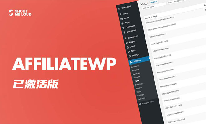 WordPress会员管理插件：AffiliateWP v2.7.7 - 已激活版-1